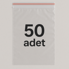 Kilitli Torba Şeffaf Poşet 23x31 cm Çerez, Buzdolabı, Saklama Naylonu