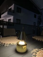 Dekoratif Mini Şarjlı Çok Işıklı LED Masa Lambası, Gold