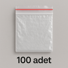 Kilitli Torba Şeffaf Poşet 19x25 cm Çerez, Buzdolabı, Saklama Naylonu