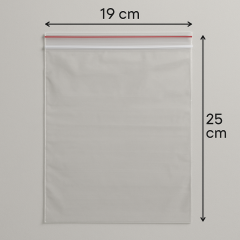 Kilitli Torba Şeffaf Poşet 19x25 cm Çerez, Buzdolabı, Saklama Naylonu