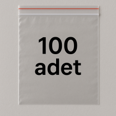 Kilitli Torba Şeffaf Poşet 16x20 cm Çerez, Buzdolabı, Saklama Naylonu