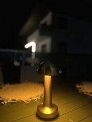 Dekoratif Şarjlı Dokunmatik LED Mantar Masa Lambası