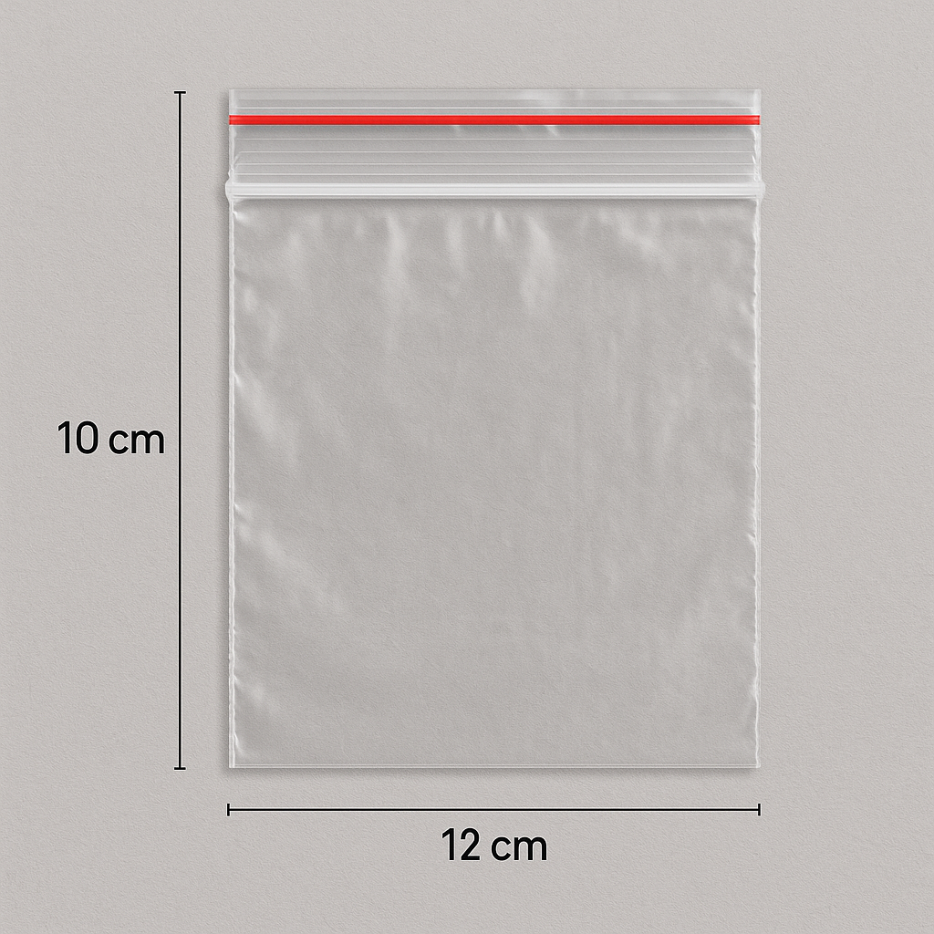 Kilitli Torba Şeffaf Poşet 10x12 cm Çerez, Buzdolabı, Saklama Naylonu