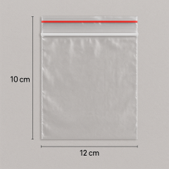 Kilitli Torba Şeffaf Poşet 10x12 cm Çerez, Buzdolabı, Saklama Naylonu