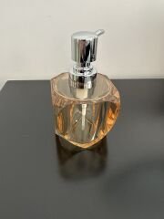 Akrilik Modern Sıvı Sabunluk 200 ml Amber
