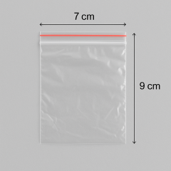 Kilitli Torba Şeffaf Poşet 7x9 cm Çerez, Buzdolabı, Saklama Naylonu