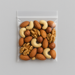 Kilitli Torba Şeffaf Poşet 7x9 cm Çerez, Buzdolabı, Saklama Naylonu