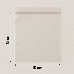 Kilitli Torba Şeffaf Poşet 15x18 cm Çerez, Buzdolabı, Saklama Naylonu