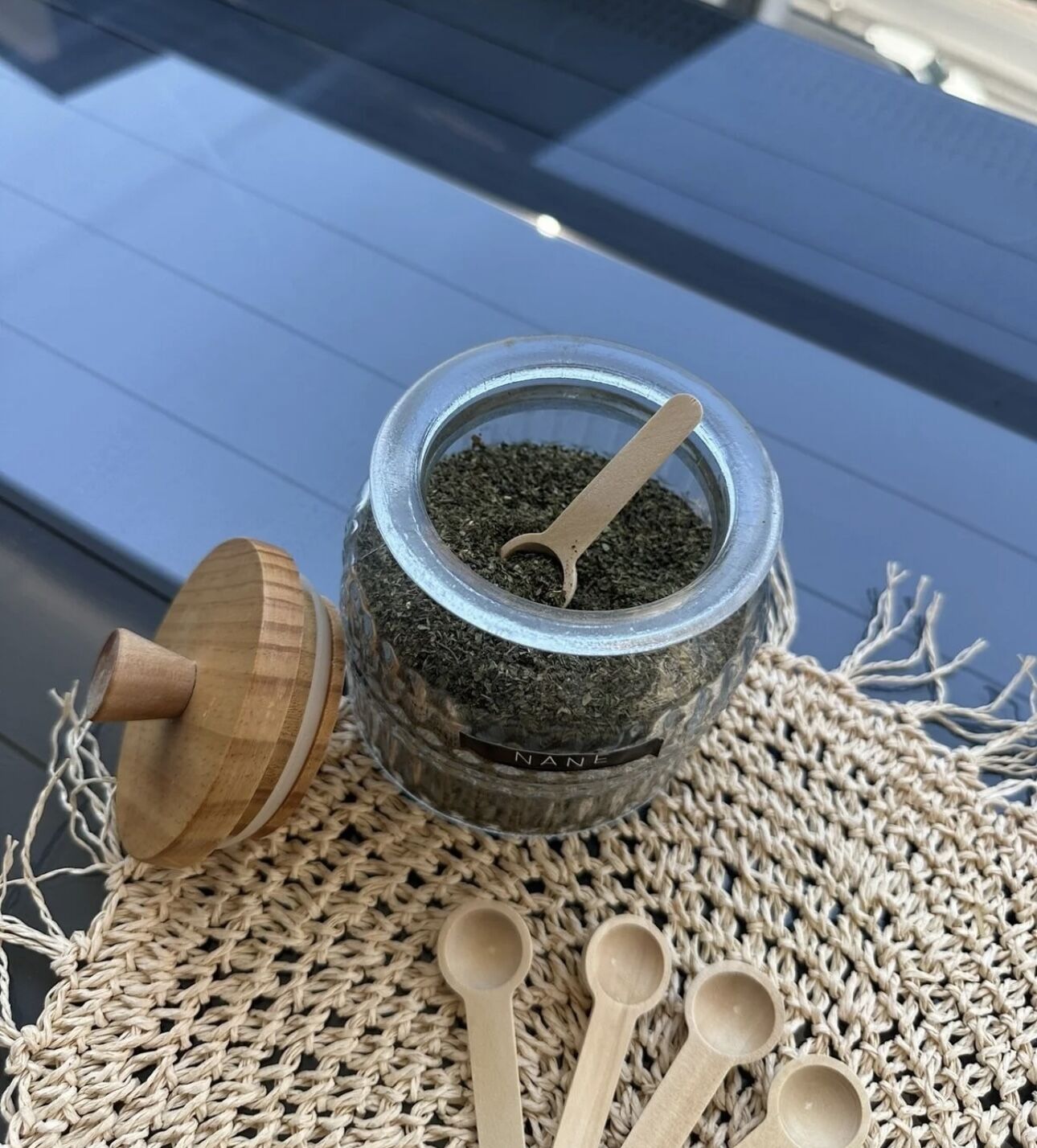 Bambu Yuvarlak Ölçü Kaşığı 6'lı