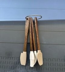 Akasya Silikon Kaşık Seti 4'lü