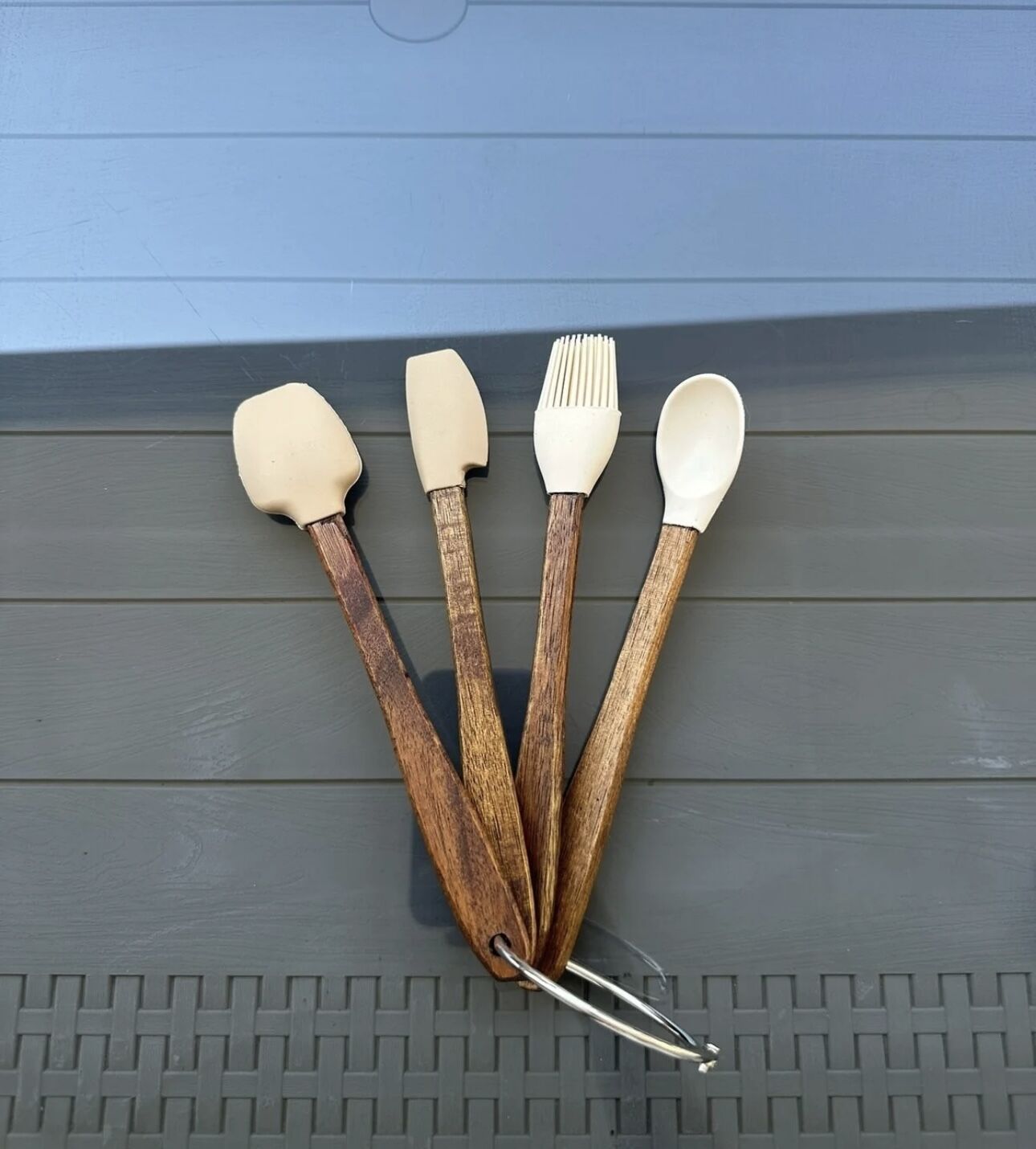 Akasya Silikon Kaşık Seti 4'lü