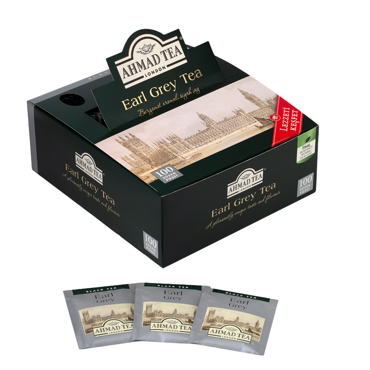 Earl Grey 100'lü Bardak Poşet Çay