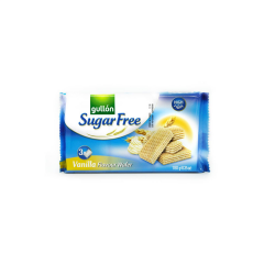 Vanilya Krema Dolgulu Şekersiz Gofret 180 g