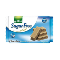 Kakao Krema Dolgulu Şekersiz Gofret 180 gr